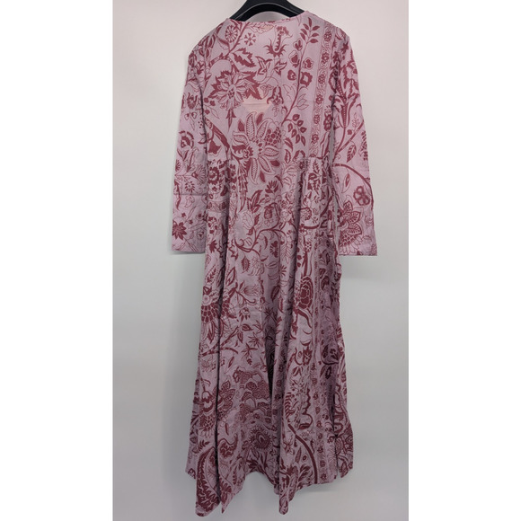 NWT Matta NY Moksha Tree of Life MAXI Cotton Dress Size XS Lilac Purple #1B454 - Picture 6 of 10